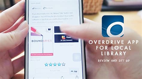 Borrowing Ebooks From National Library Overdrive App Youtube