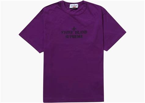 Supreme Stone Island Ss Top Purple Hype Clothinga
