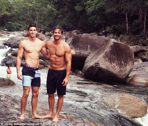 Tim Robards Shirtless With Brother James On Instagram Daily Mail Online