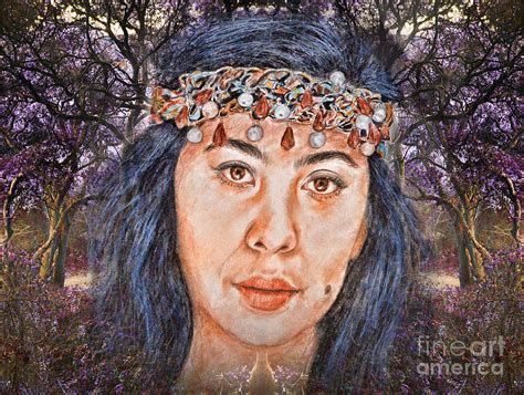 Filipina Beauty Kaye Anne A Mystical Forest Ii Digital Art