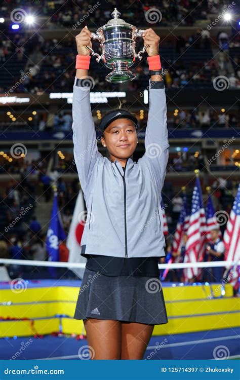 2018 Us Open Champion Naomi Osaka Of Japan Of United States Posing With