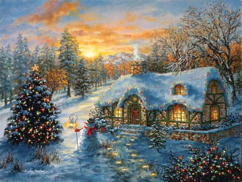 Free Download Christmas Cottage Christmas Wallpapers Ii Pinterest