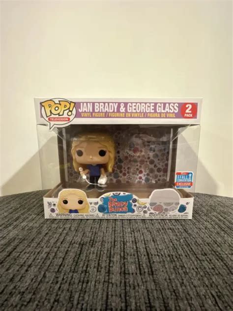 Funko Pop Brady Bunch 2 Pack Jan Brady And George Glass Figures Fall Con Exclusive 58 50 Picclick