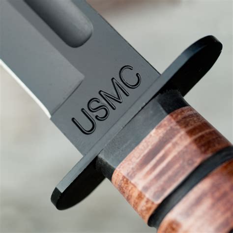 Usmc Combat Fighter Fixed Blade Knife Leather Sheath