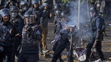 Kathmandu Clashes Protesters Demand Monarchy Restoration Police