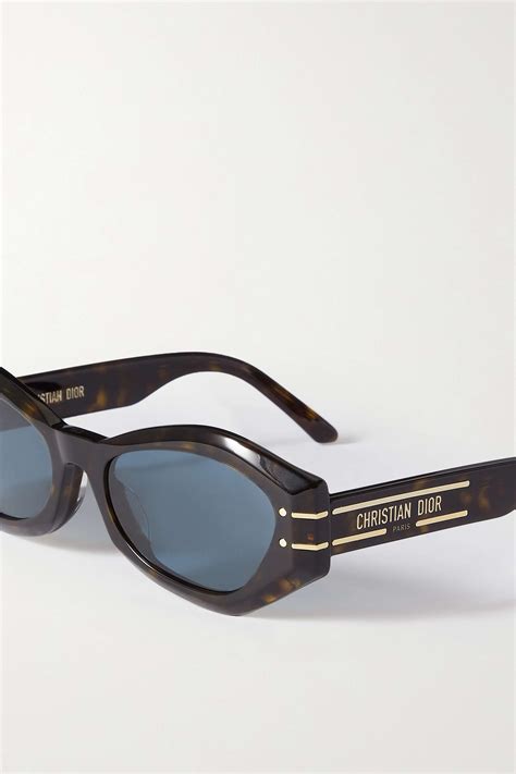 DIOR EYEWEAR DiorSignature B U Cat Eye Tortoiseshell Acetate Sunglasses NET A PORTER