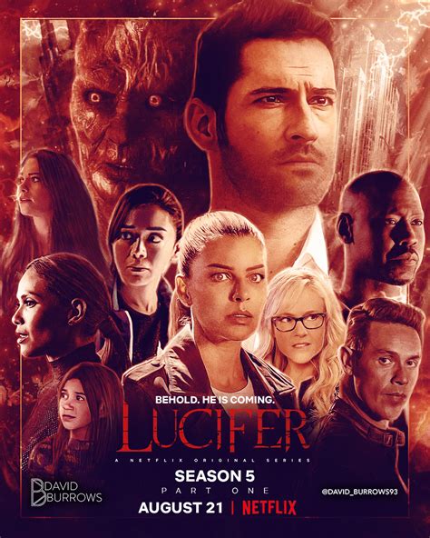 Lucifer Season 5 Netflix Poster Posterspy