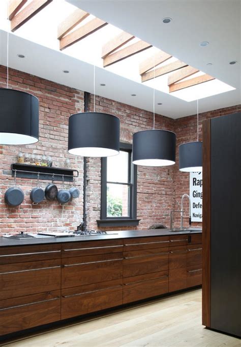 Tiny kitchen design small ideas white. 74 Stylish Kitchens With Brick Walls and Ceilings - DigsDigs
