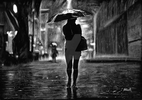 Umbrella Girl By Srussellart On Deviantart