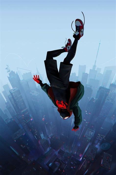 Into The Spiderverse Poster 24x36 Miles Morales Spidermanmiles