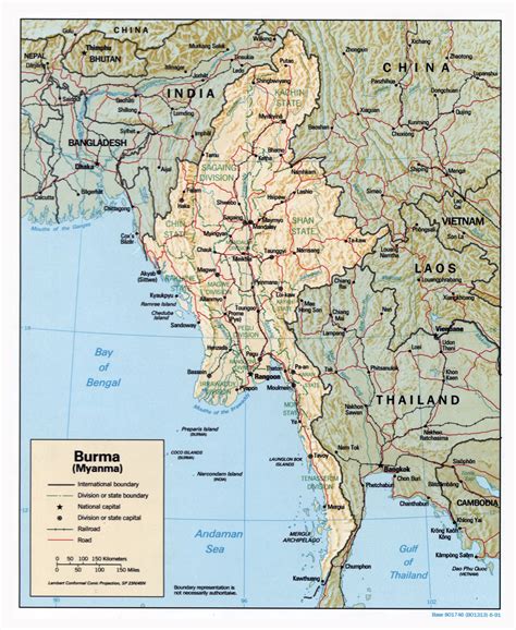 Detailed Political Map Of Myanmar Ezilon Maps Kulturaupice The Best Porn Website