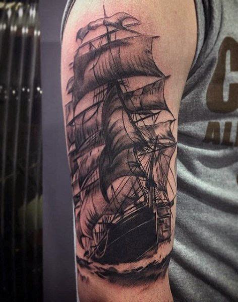 What they mean and what to pick. 70 Ship Tattoo Ideas For Men - A Sea Of Sailor Designs | Tattoos, Tattoos for guys, Fresh tattoo