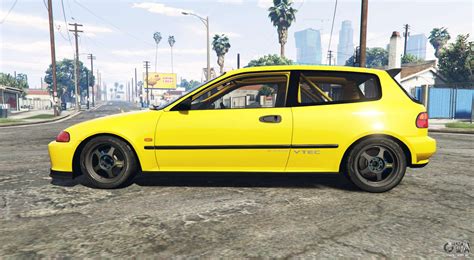 The eg6 civic is one of the most timeless compact car chassis in history. Honda Civic SIR (EG6) add-on para GTA 5