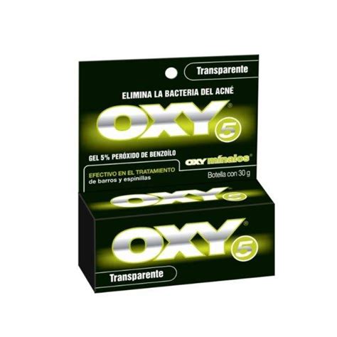 Oxy 5 Transparente Gel Caja Fco X 30 Ml Farmatotal