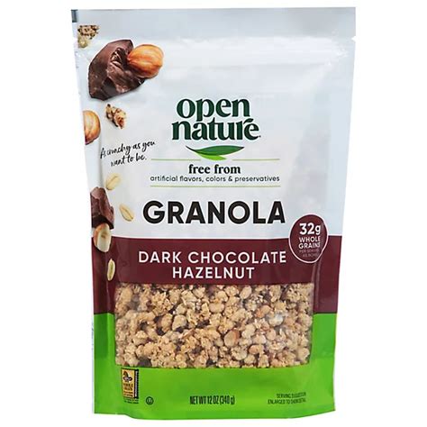Open Nature Granola Hazelnut Dark Chocolate 12 Oz Randalls