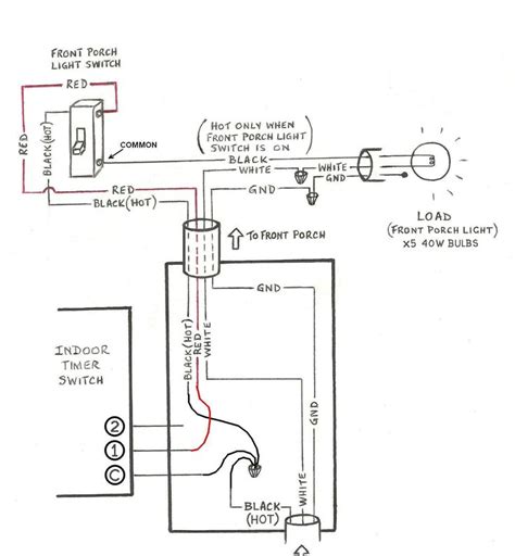 Tork Wiring Schematic For Lighting Contactor And Photocell Light
