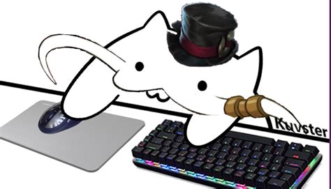 I Made A Kench Version Of The Bongo Cat Cam So That He Can Smack My