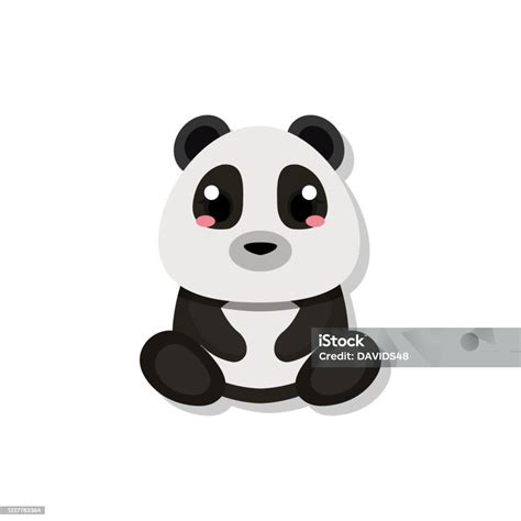 Isolated Cute Baby Panda Bear Stock Illustration Download Image Now