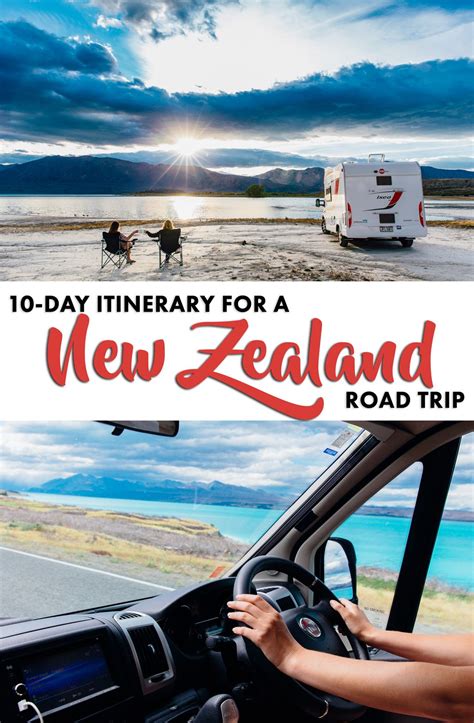 10 Day Itinerary Road Trip New Zealand South Island Road Trip New