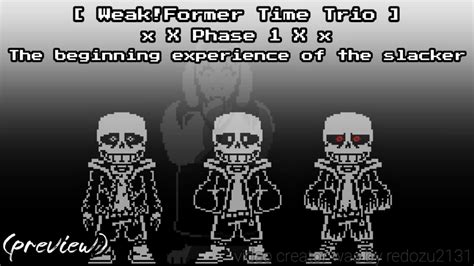 Weakformer Time Trio Phase 1 The Beginning Experience Of The