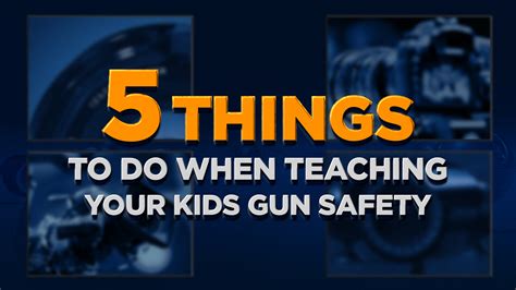 It's a short book, but he covers a lot of vital information, including storing your firearm at home, and teaching children about firearm safety. 5 Things To Do When Teaching Your Kids Gun Safety - NBC News