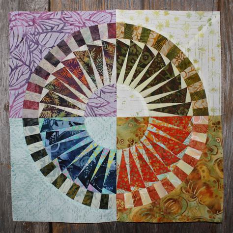 New York Beauty Quilt Block 10 Paper Piecing Pattern Paper Piecing