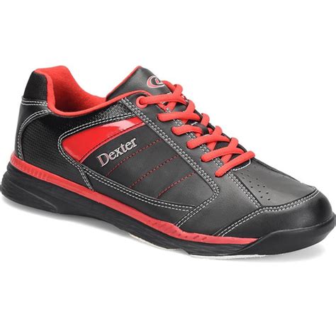 Dexter Ricky Iv Mens Bowling Shoes Blackred Wide Width Free Shipping