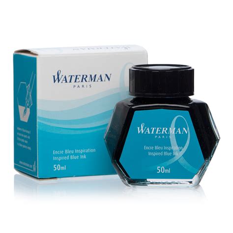 New Waterman Inspired Blue Ink Bottle 50ml 3034325106793 Ebay