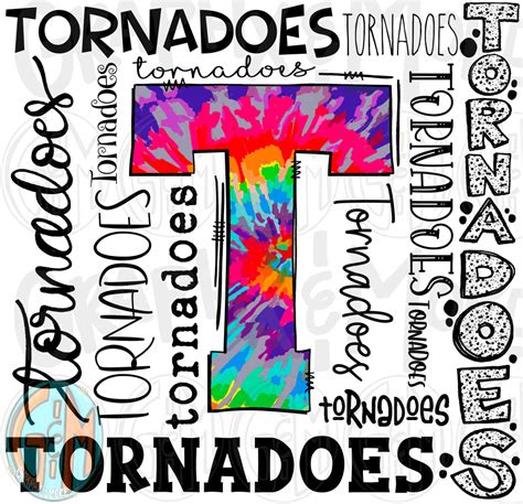 Tornadoes Collage Png Sublimation Design Hand Drawn Graphx And More