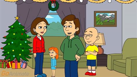 Caillou Gets Grounded on Christmas - YouTube