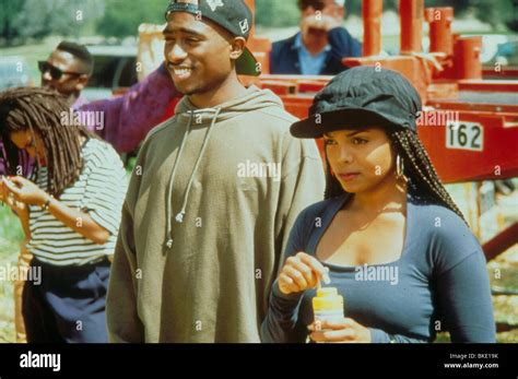 Poetic Justice 1993 Tupac Shakur Janet Jackson Pju 063 Stock Photo