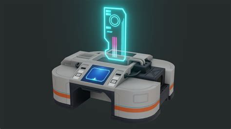 Artstation Sci Fi Control Panel Low Poly Game Ready Pbr