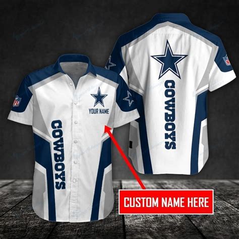 Dallas Cowboys Button Personalized Shirts 045