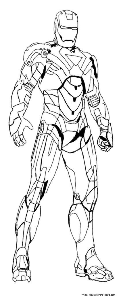 iron man colouring pictures  print  kidsfree printable coloring pages  kids