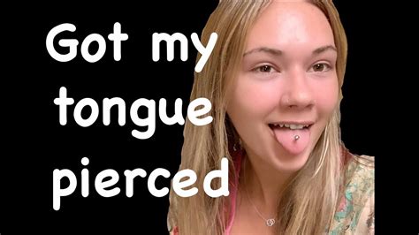 Got My Tongue Pierced Anxiety Healing Process Having A Lisp Etc Youtube