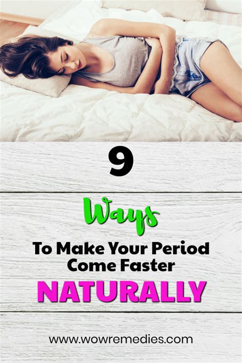How To Make Your Period Come Faster Naturally Make Your Period Come