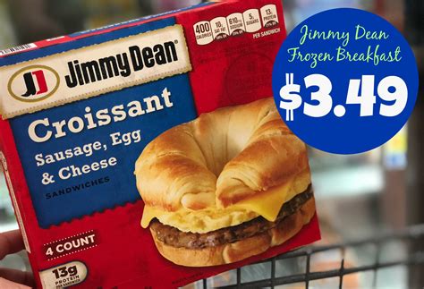 New Jimmy Dean Coupon Breakfast Sandwiches Only 349 With Kroger