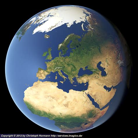 Gesamte Erde Im Juli Mit Meereis Europa Imagicode Geo Visualisierungen