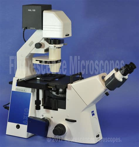 Fluorescence Microscopes Zeiss Axio Observer A1 Inverted Phase