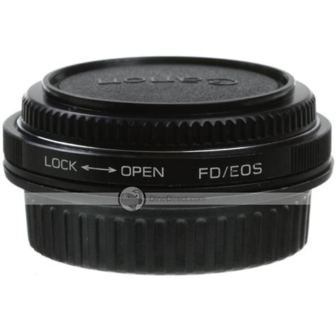 confirm fd lens canon eos ef mount adapter ring with glass