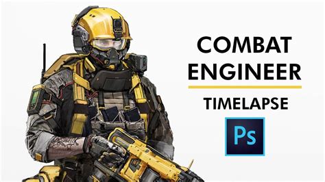 Combat Engineer Character Design Timelapse Youtube