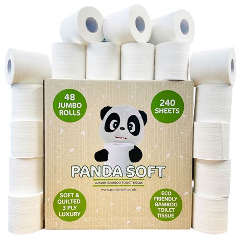 Bamboo Toilet Paper 48 Rolls £2500 Plus Free Delivery Panda Soft