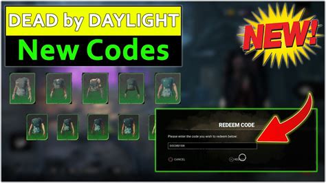 Dead By Daylight Codes 2023 Bloodpoint Codes Dbd Codes Youtube