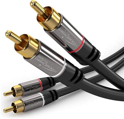 Kabeldirekt 1m Rca Audio Video Cablecord Pro Series Uk