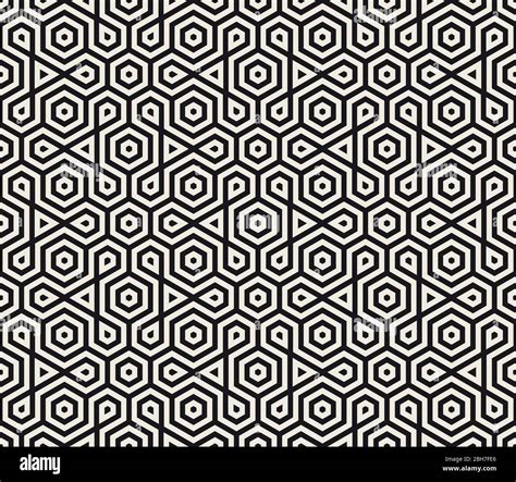 Vector Seamless Pattern Modern Stylish Texture Repeating Geometric