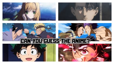 can you guess the anime by the main character test gambaran