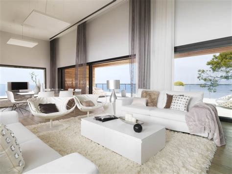Peaceful And Soothing White Interior