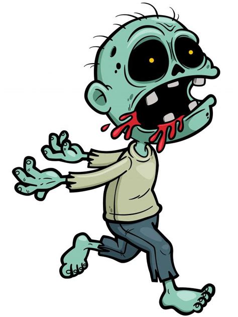Premium Vector Cartoon Zombie Dibujos De Zombies Dibujos Animados