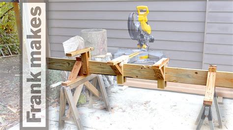 How To Build A Portable Miter Saw Stand