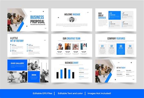 Premium Vector Business Proposal Powerpoint Template